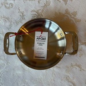 ALL-CLAD New 6-inch Round Mini Gratin Pan